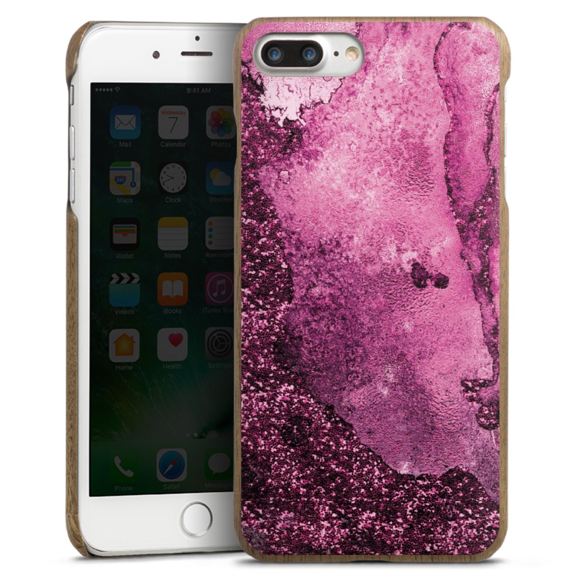 Pink Glitter Marble 2