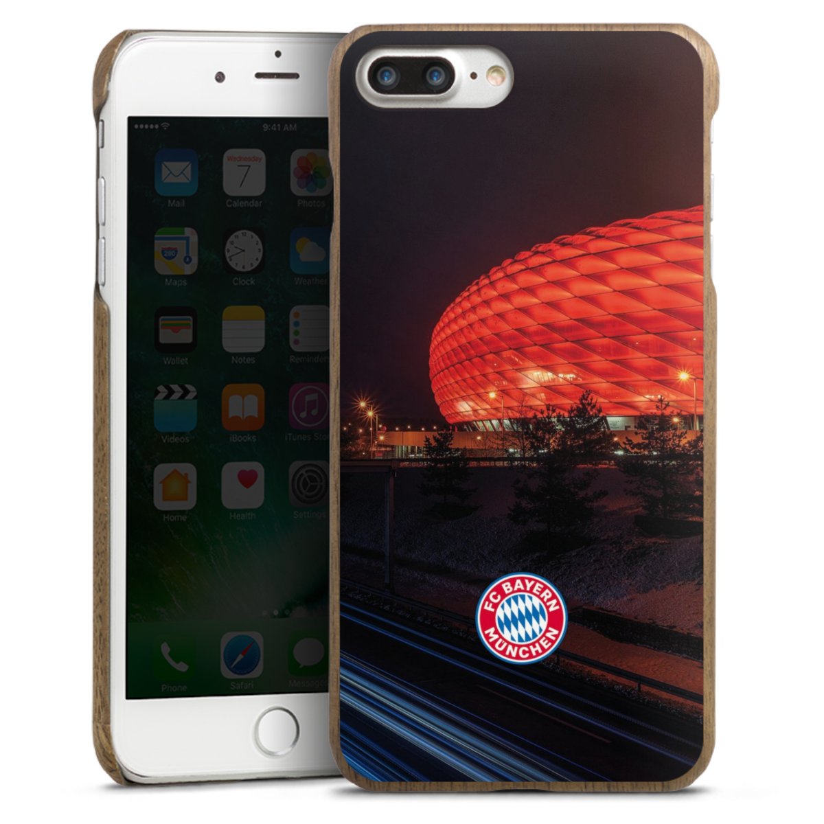 Allianz Arena bei Nacht FCB