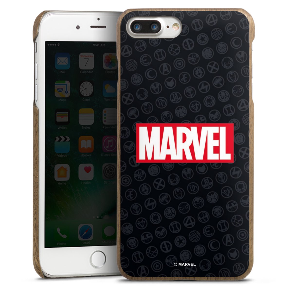 Marvel Logo Black Red 