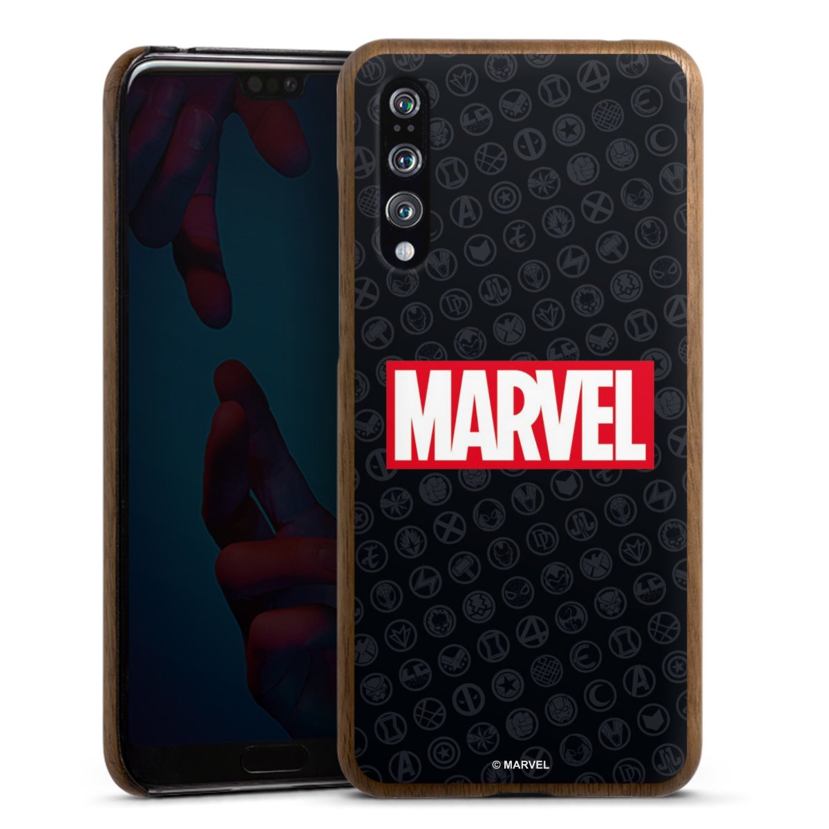 Marvel Logo Black Red 