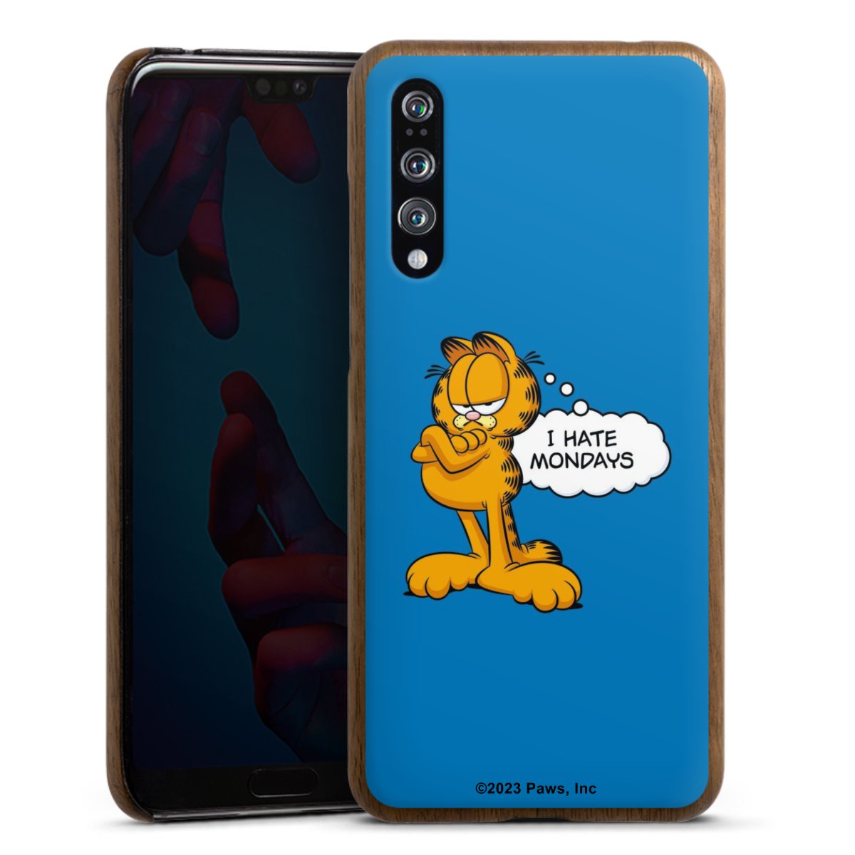 Garfield I Hate Mondays Blau