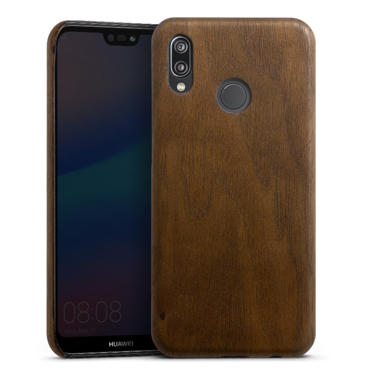 Wooden Slim Case für Huawei P20 Lite