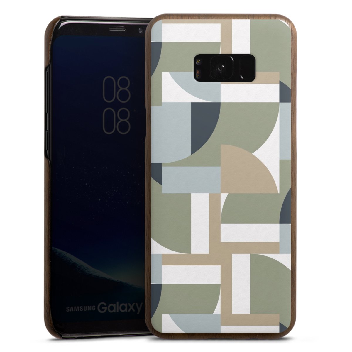 Futuristische Bauhaus Polygone Beige