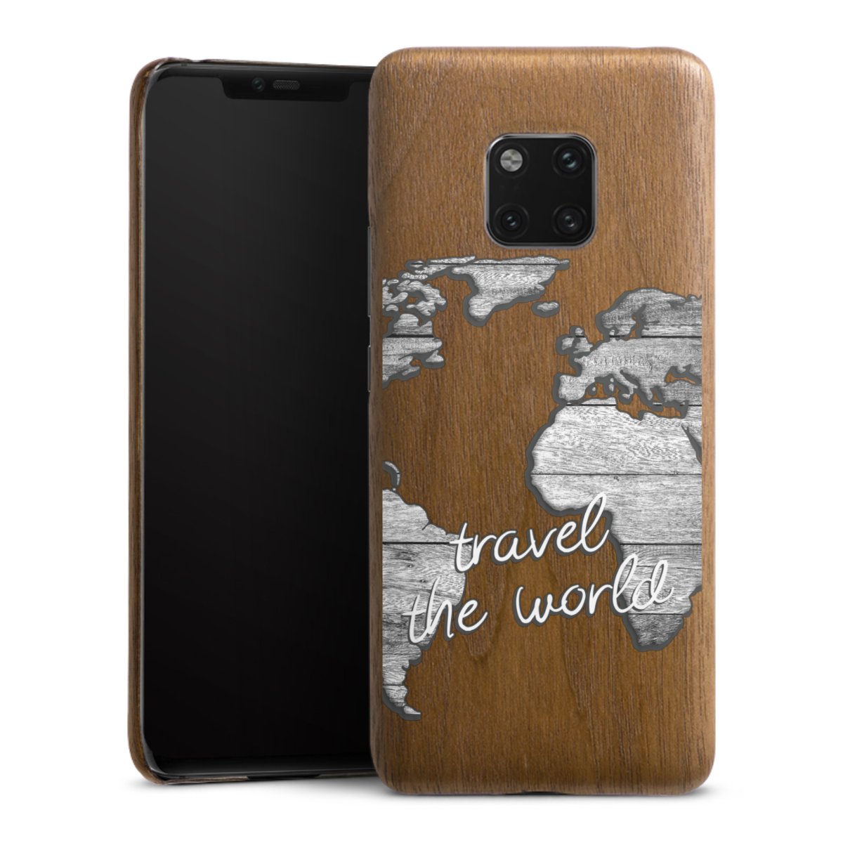 Worldmap Hout zonder Achtergrond