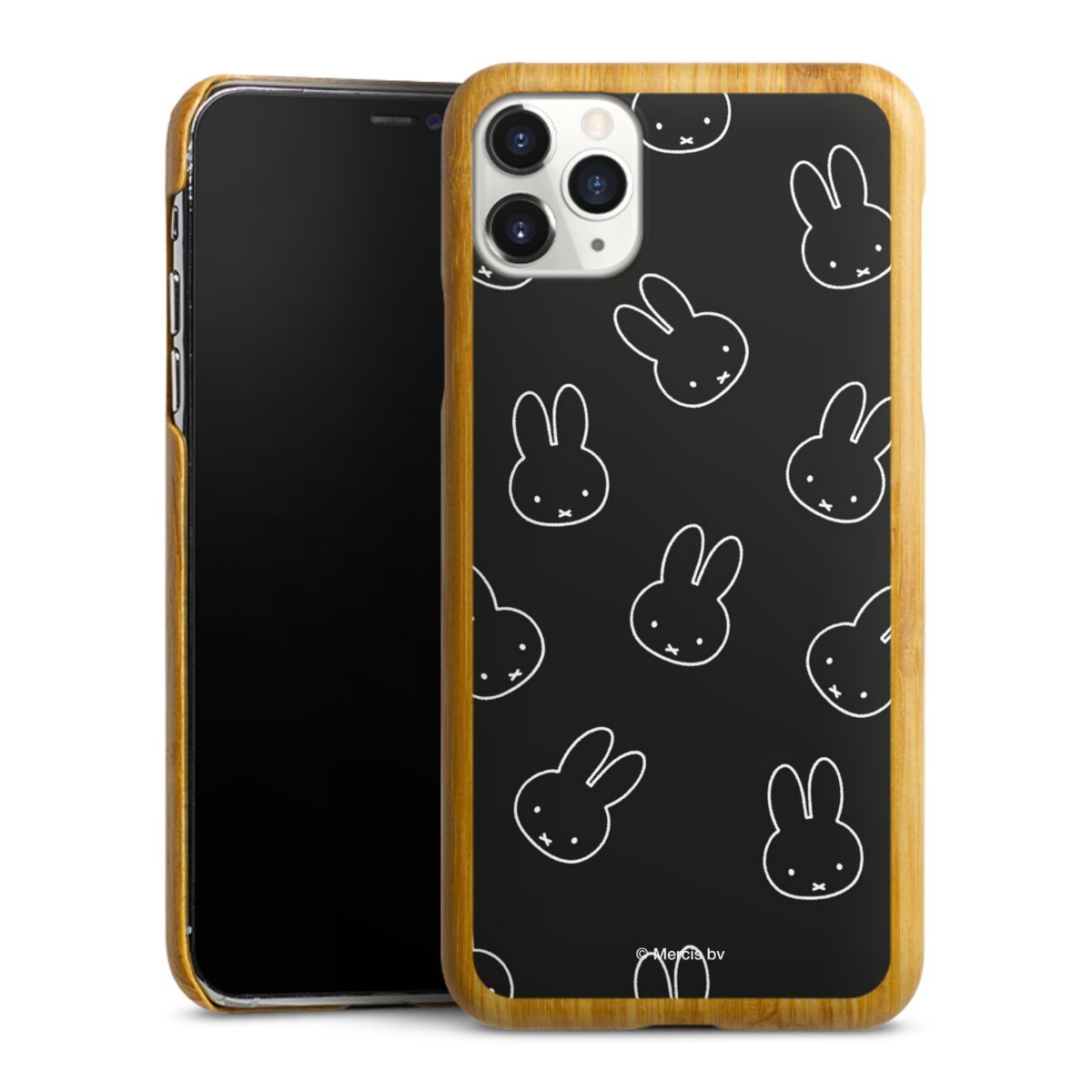 Miffy Pattern Noir