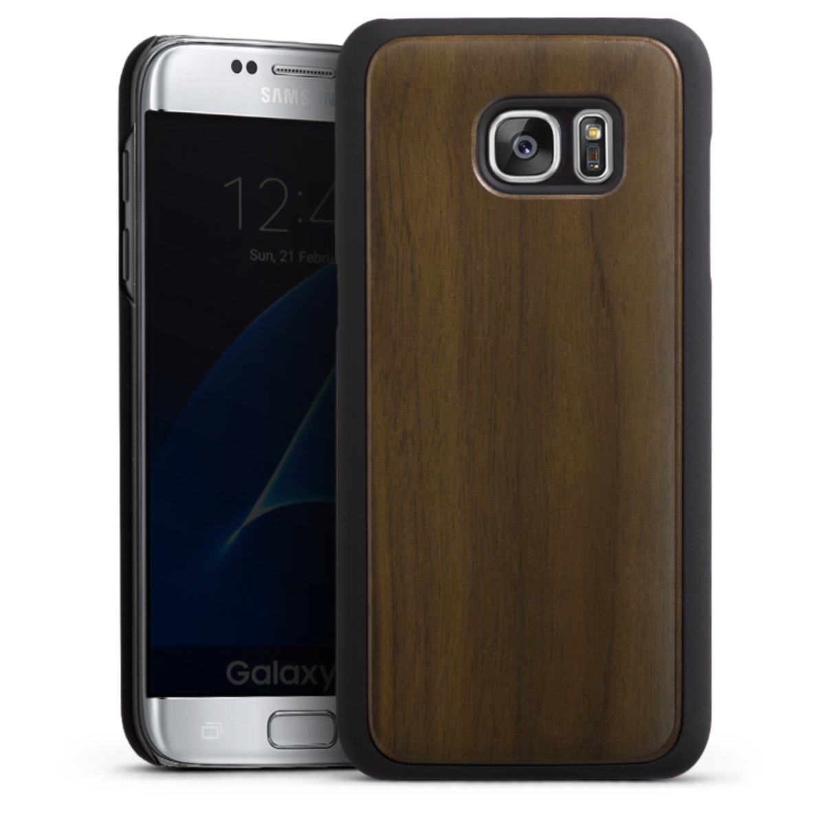 Wooden Hard Case für Samsung Galaxy S7 Edge
