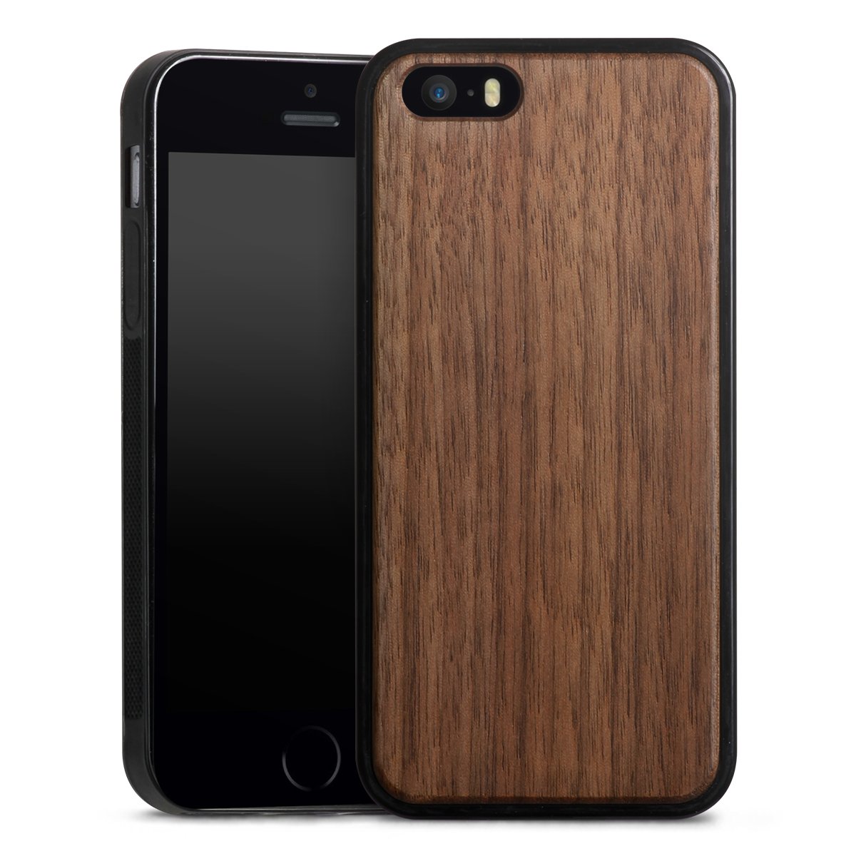 Wooden Hard Case für Apple iPhone SE (2016-2019)