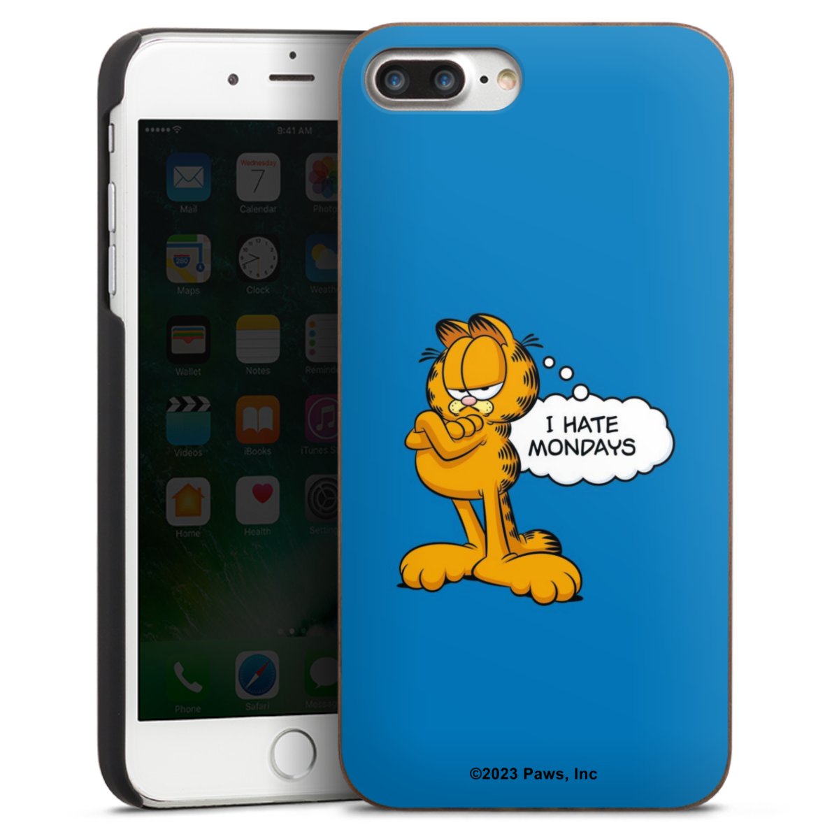 Garfield Ik haat maandagen blauw