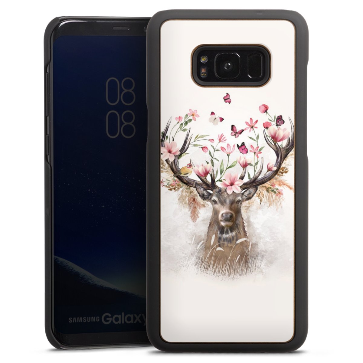Hirsch Blumen Geweih