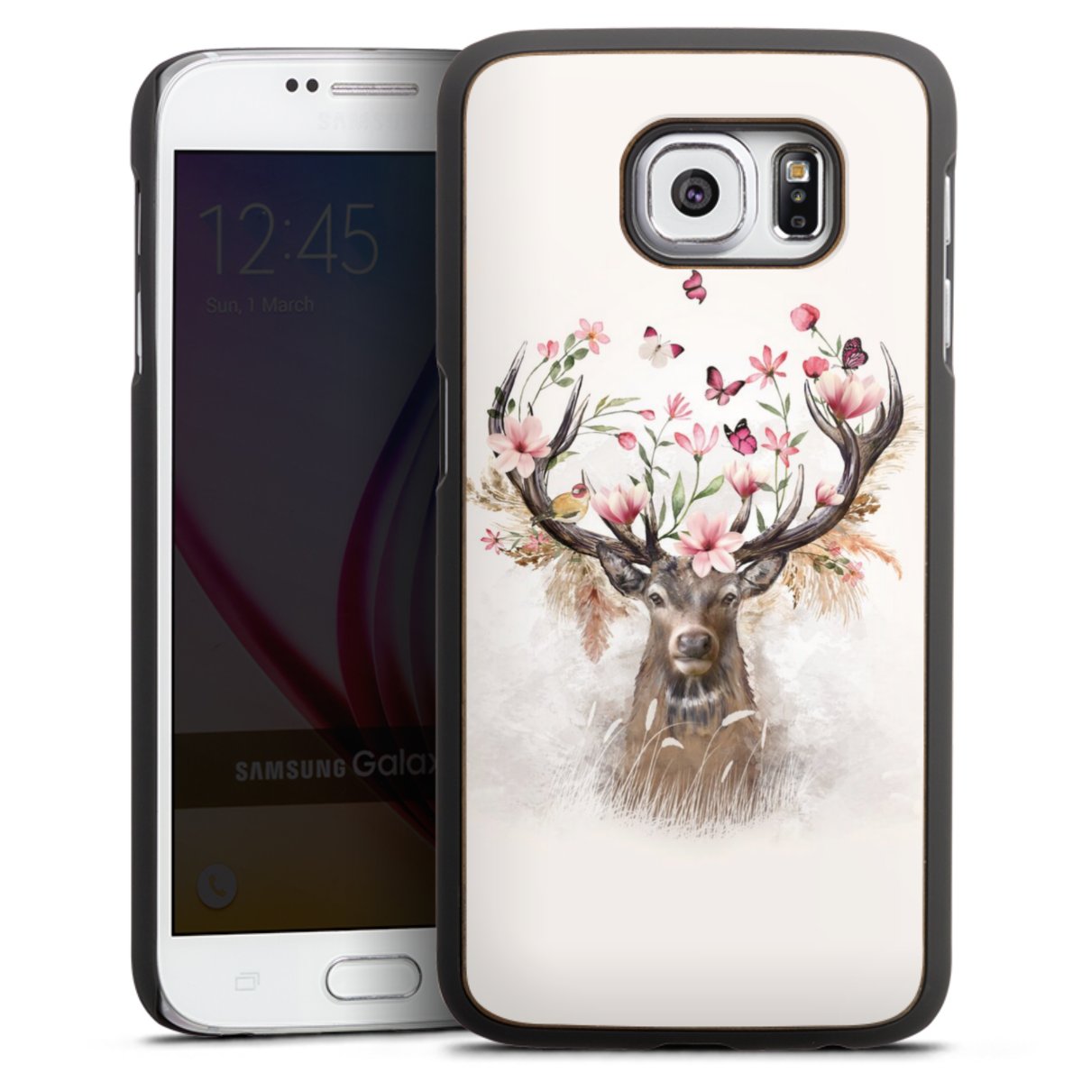 Hirsch Blumen Geweih