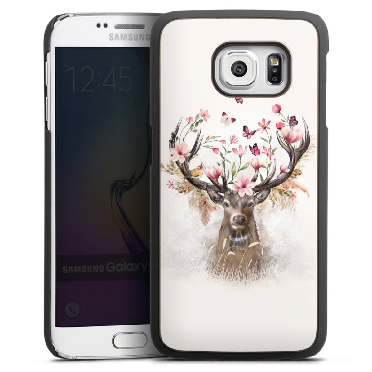 Hirsch Blumen Geweih