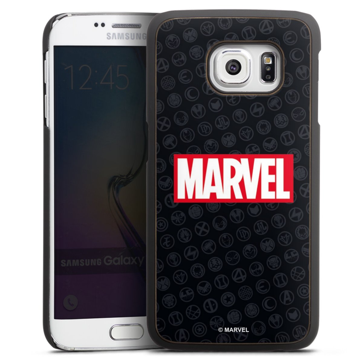 Marvel Logo Black Red 