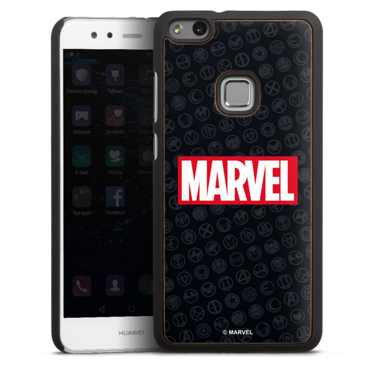 Marvel Logo Black Red 