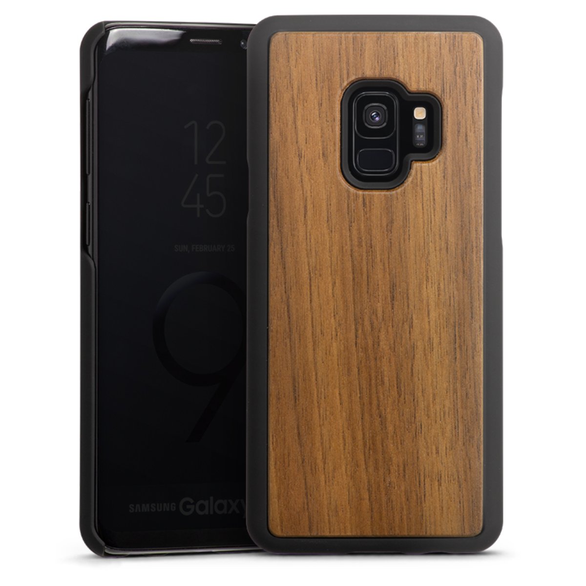 Wooden Hard Case für Samsung Galaxy S9 Duos