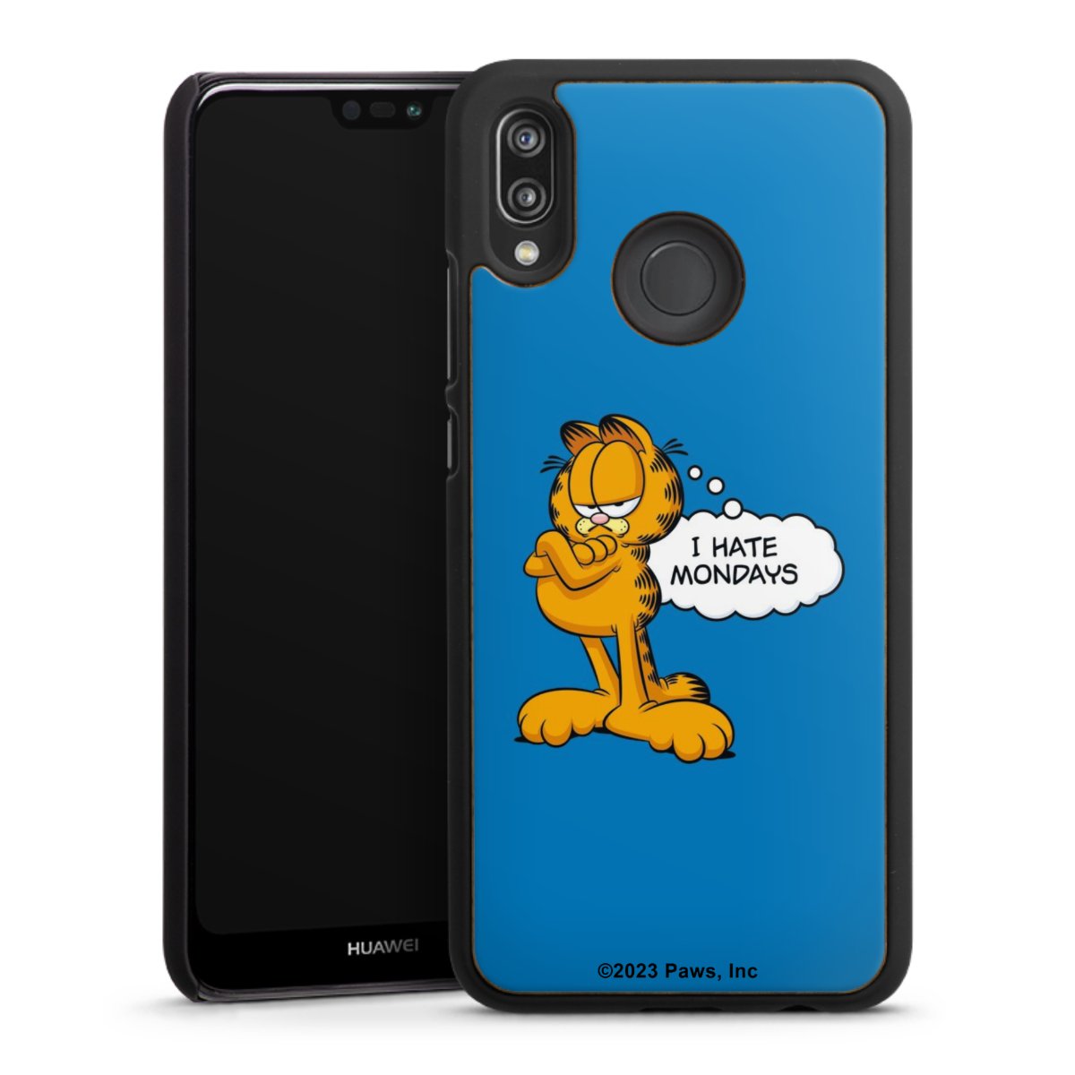 Garfield I Hate Mondays Blau