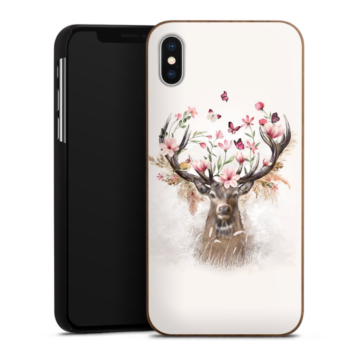 Hirsch Blumen Geweih