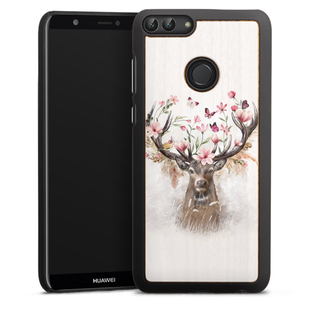 Hirsch Blumen Geweih