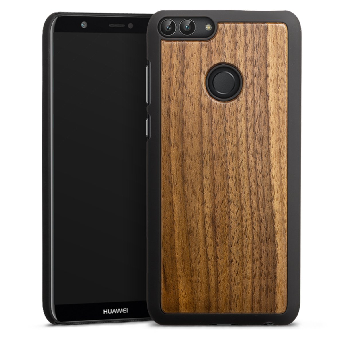 Wooden Hard Case für Huawei P Smart (2018)