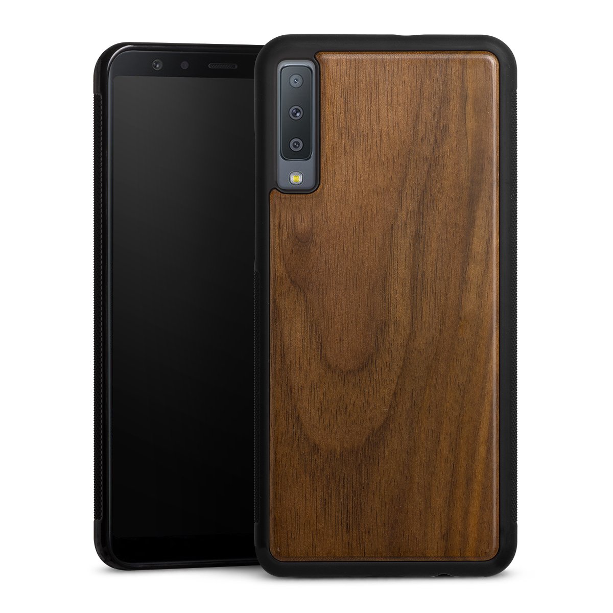 Wooden Hard Case pour Samsung Galaxy A7 Duos (2018)