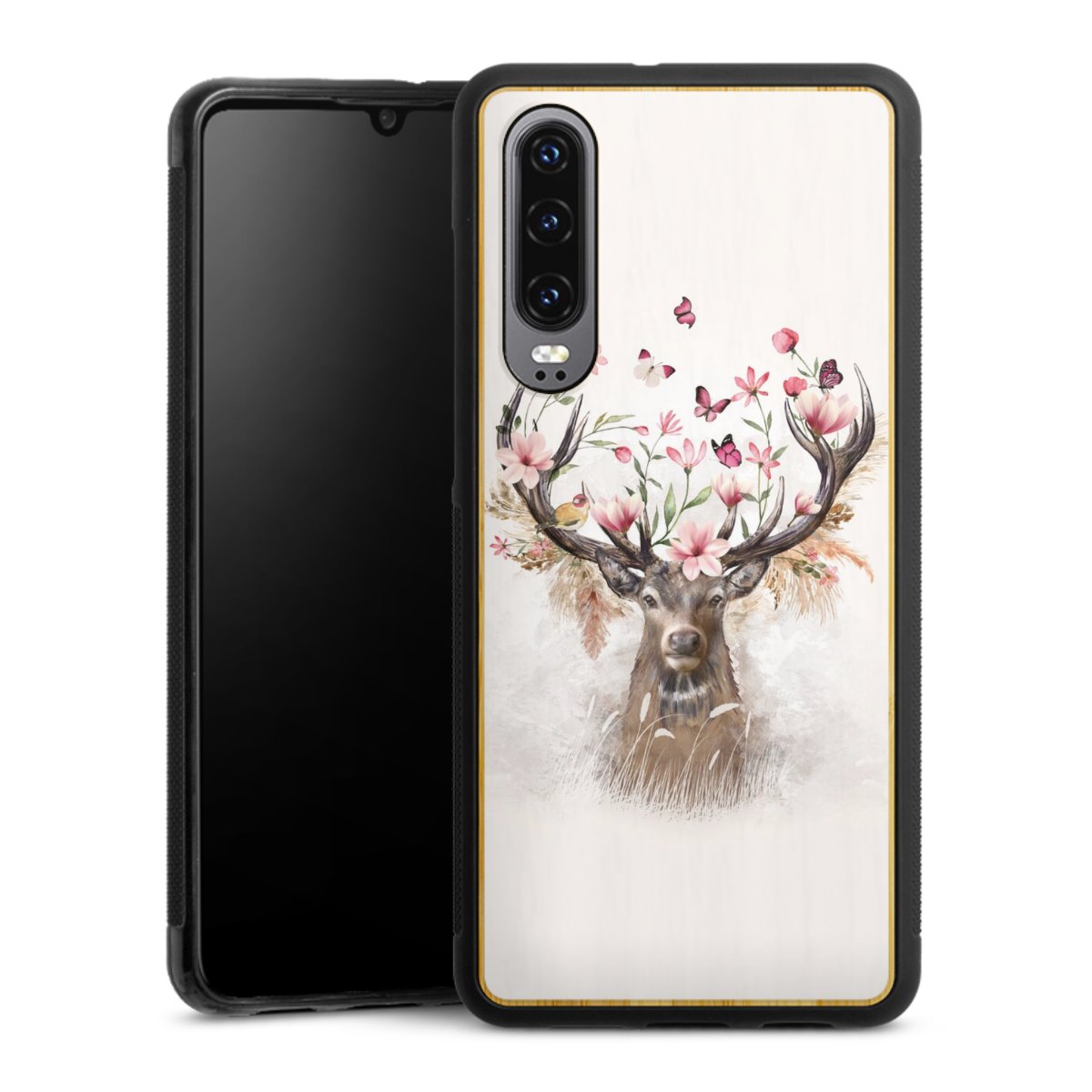 Hirsch Blumen Geweih