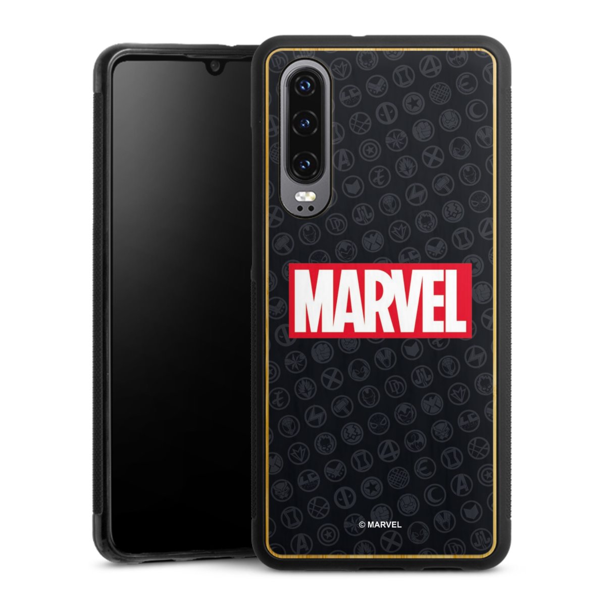 Marvel Logo Black Red 