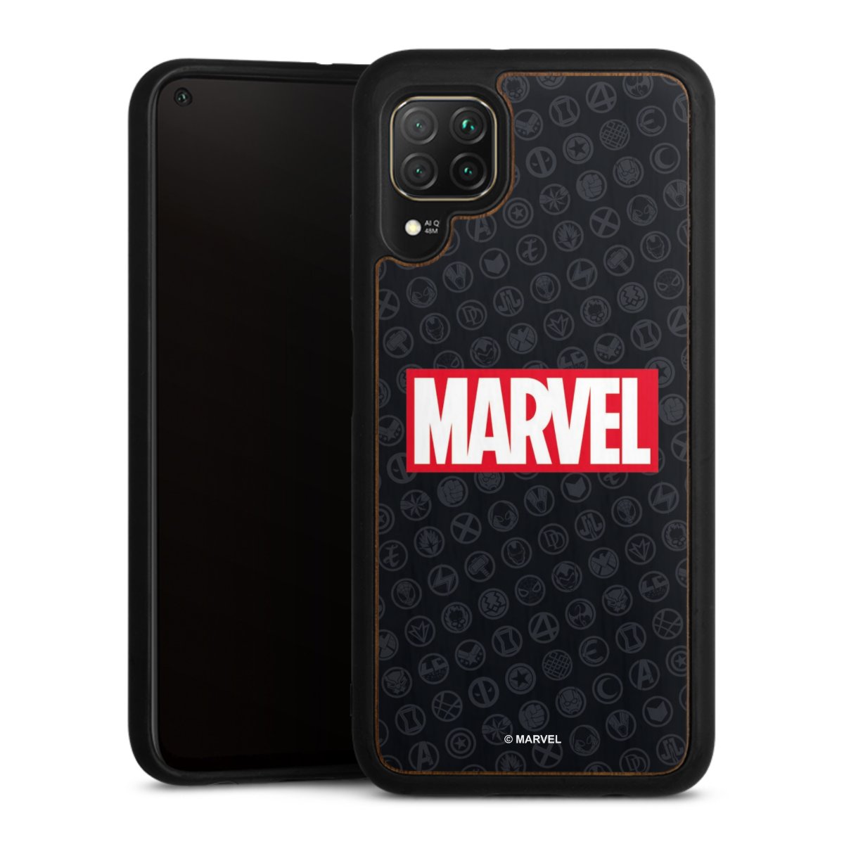 Marvel Logo Black Red 