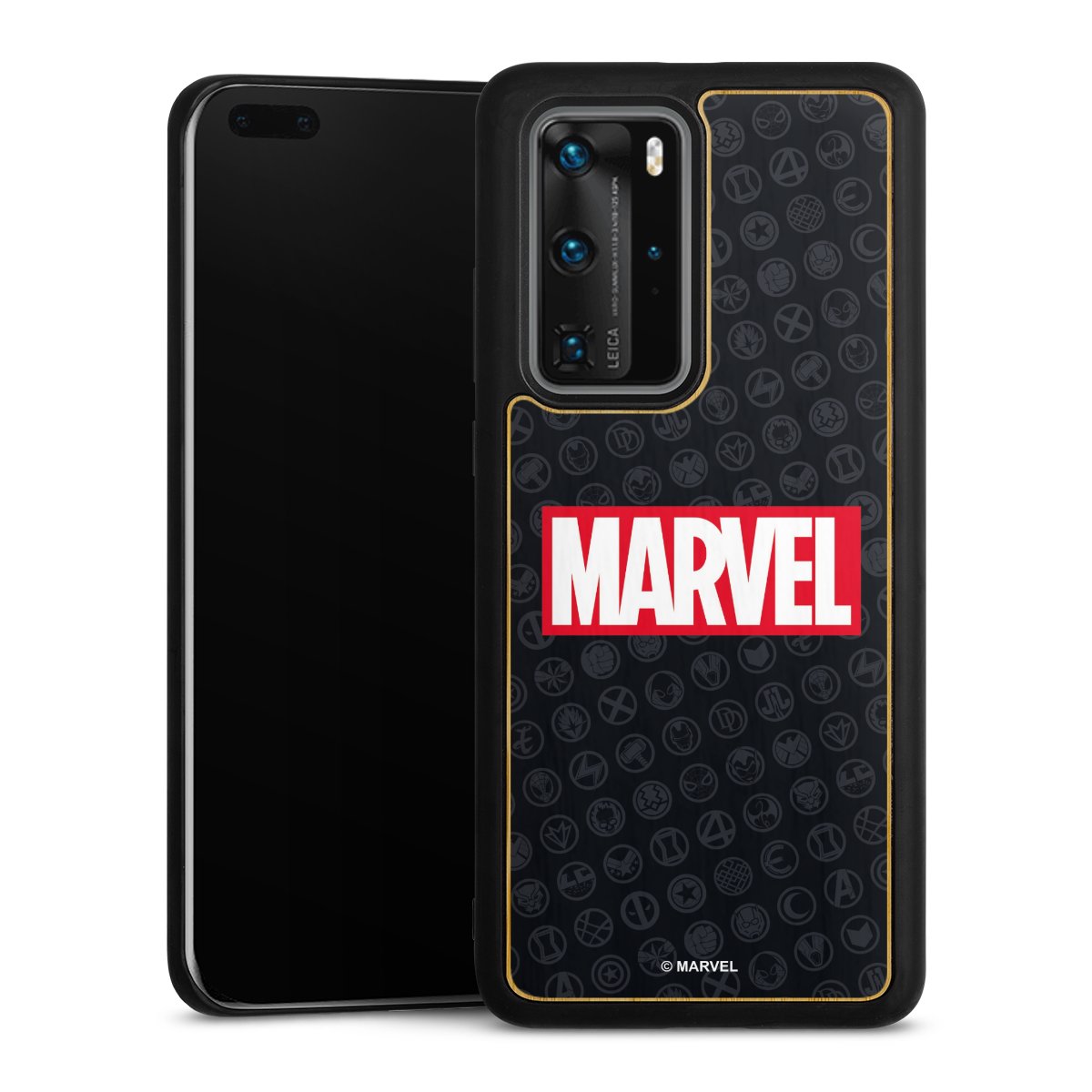 Marvel Logo Black Red 