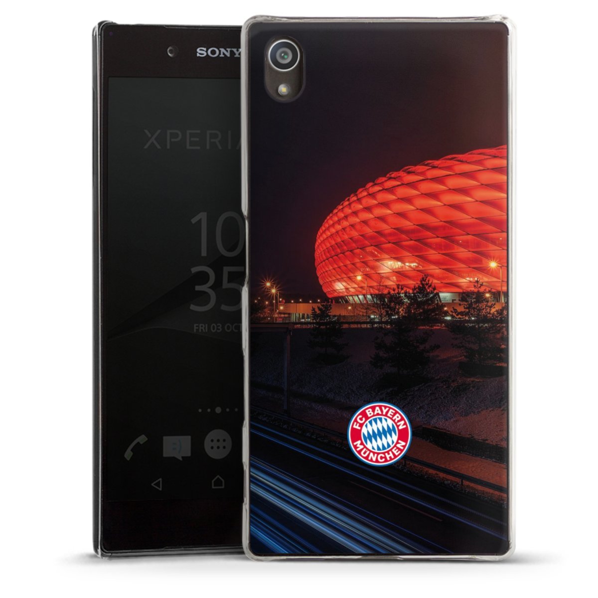 Allianz Arena bei Nacht FCB