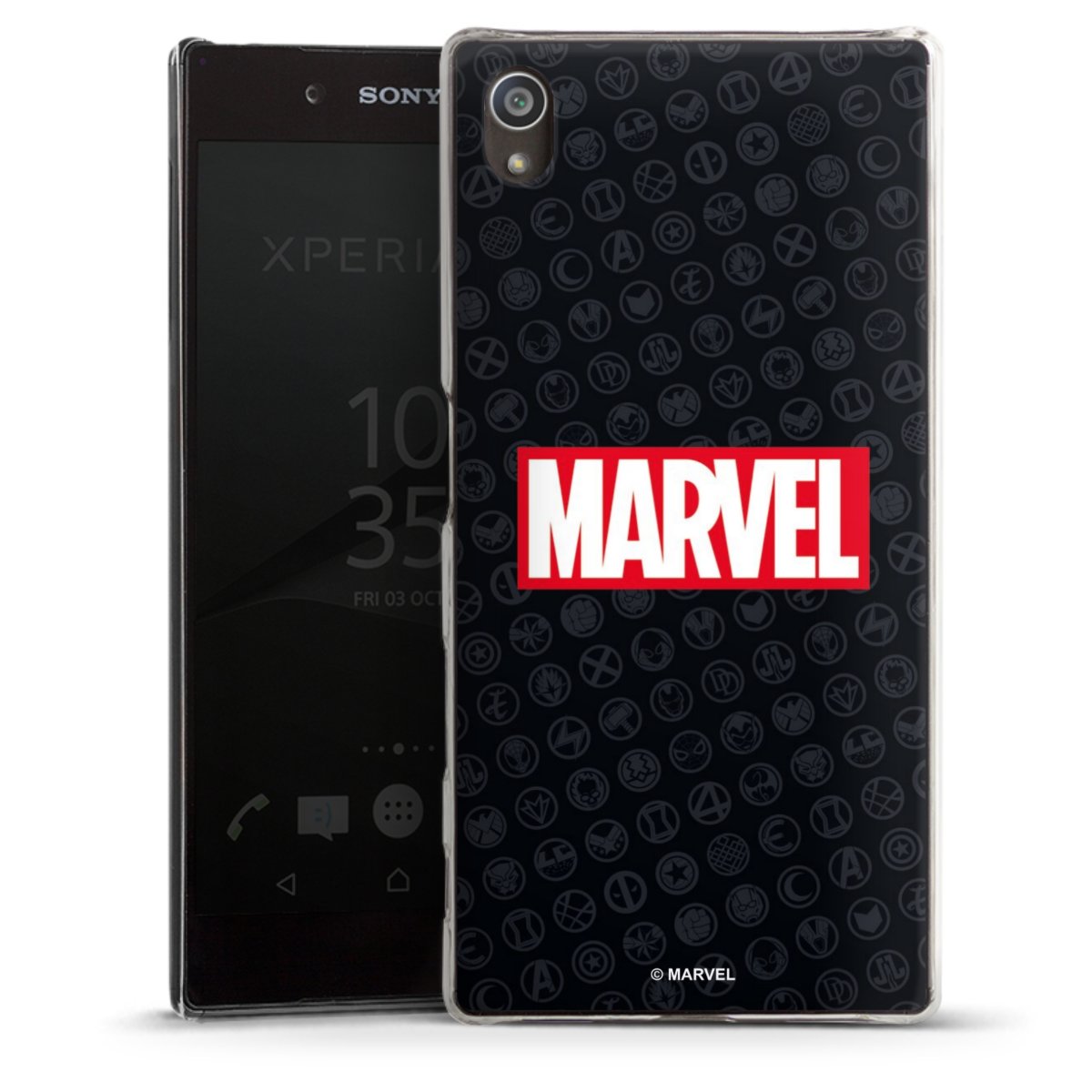 Marvel Logo Black Red 