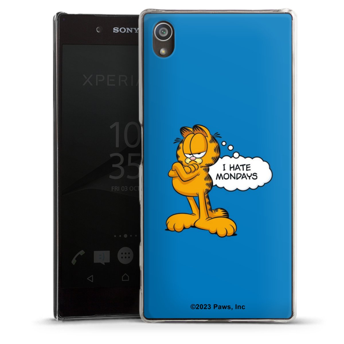 Garfield Ik haat maandagen blauw