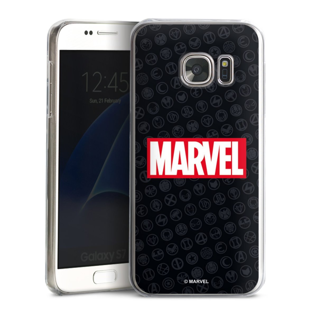 Marvel Logo Black Red 