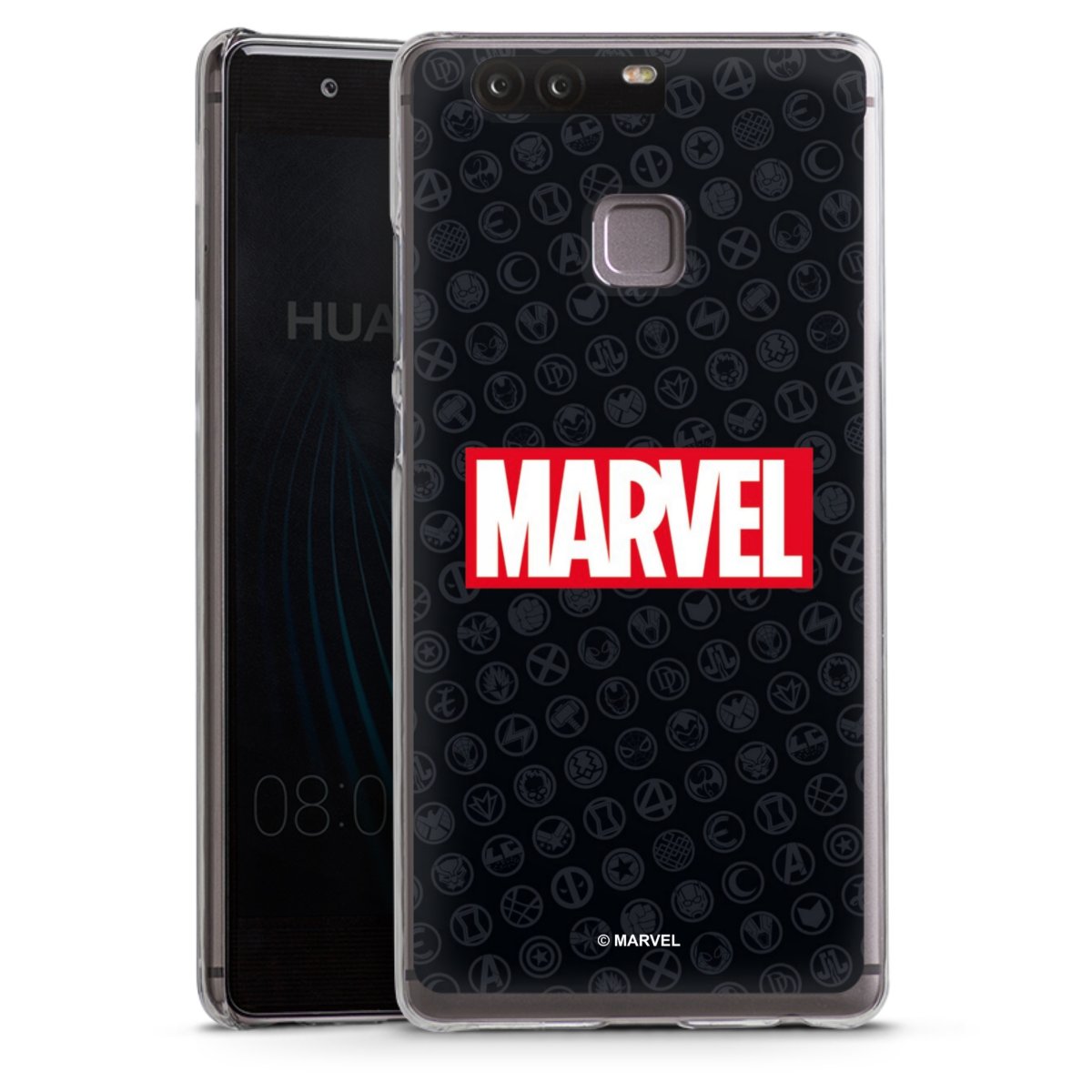 Marvel Logo Black Red 