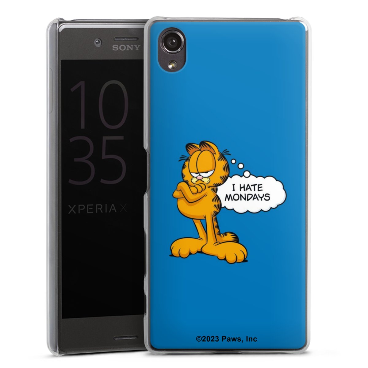 Garfield Ik haat maandagen blauw