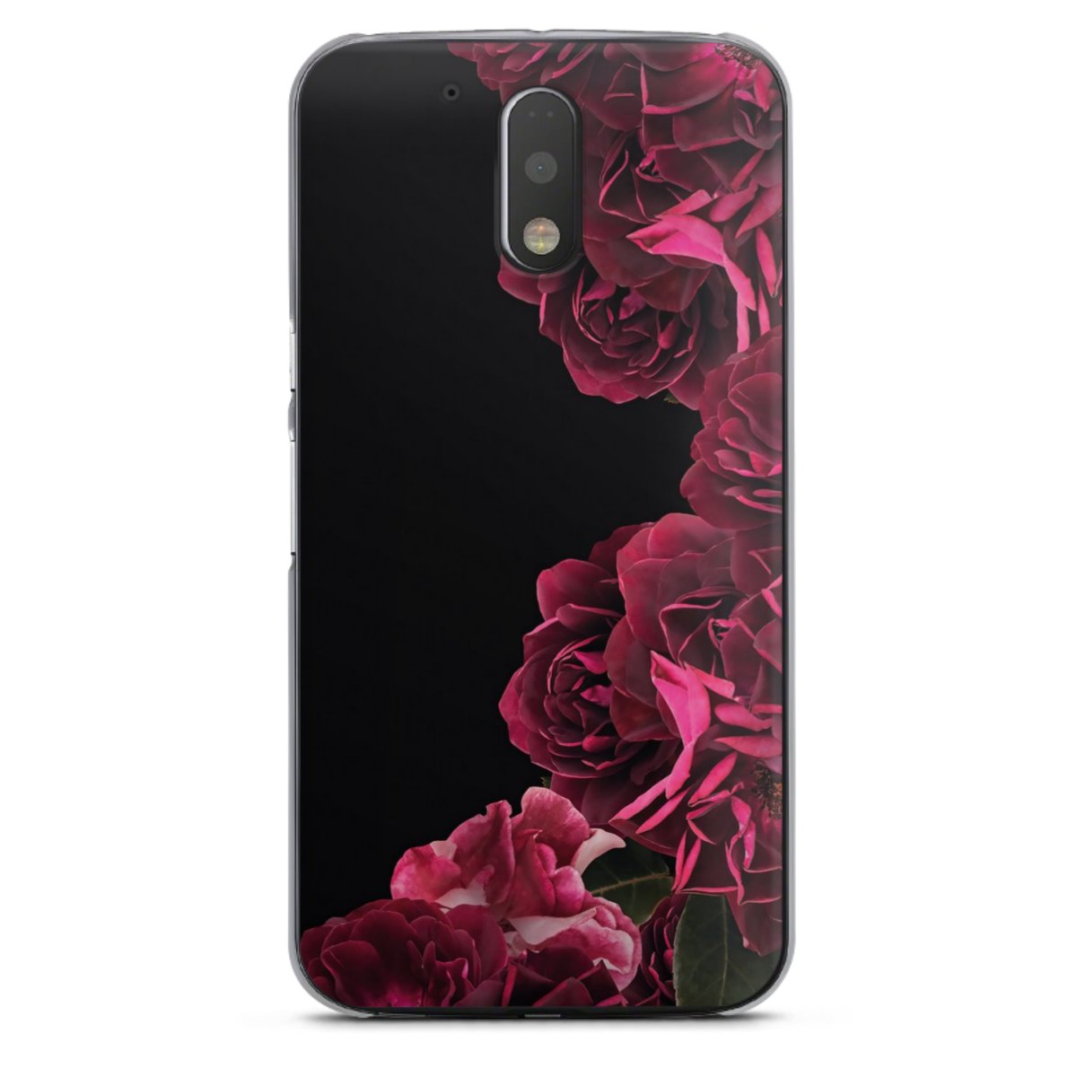 Rose vintage su nero