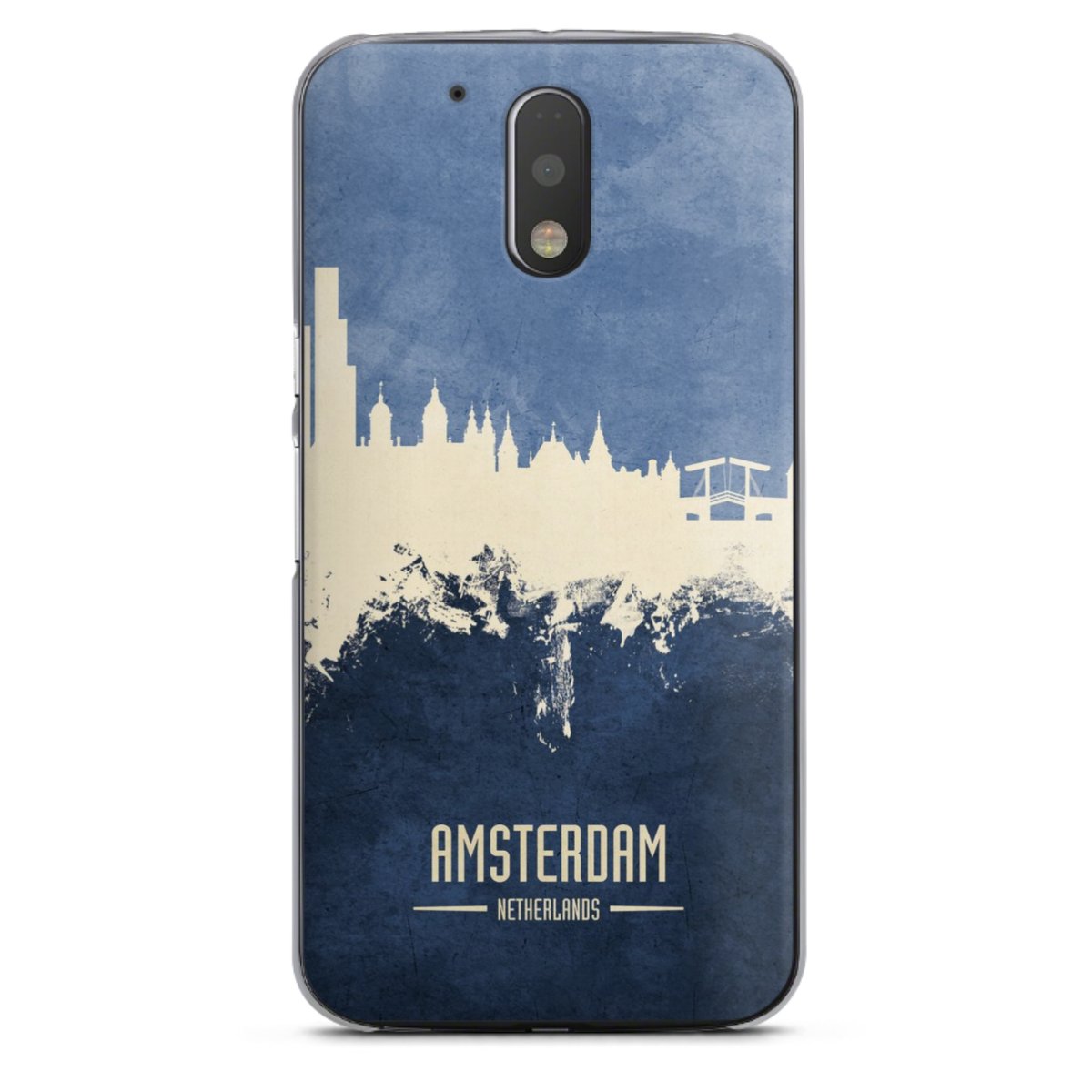 Amsterdam Skyline blauw