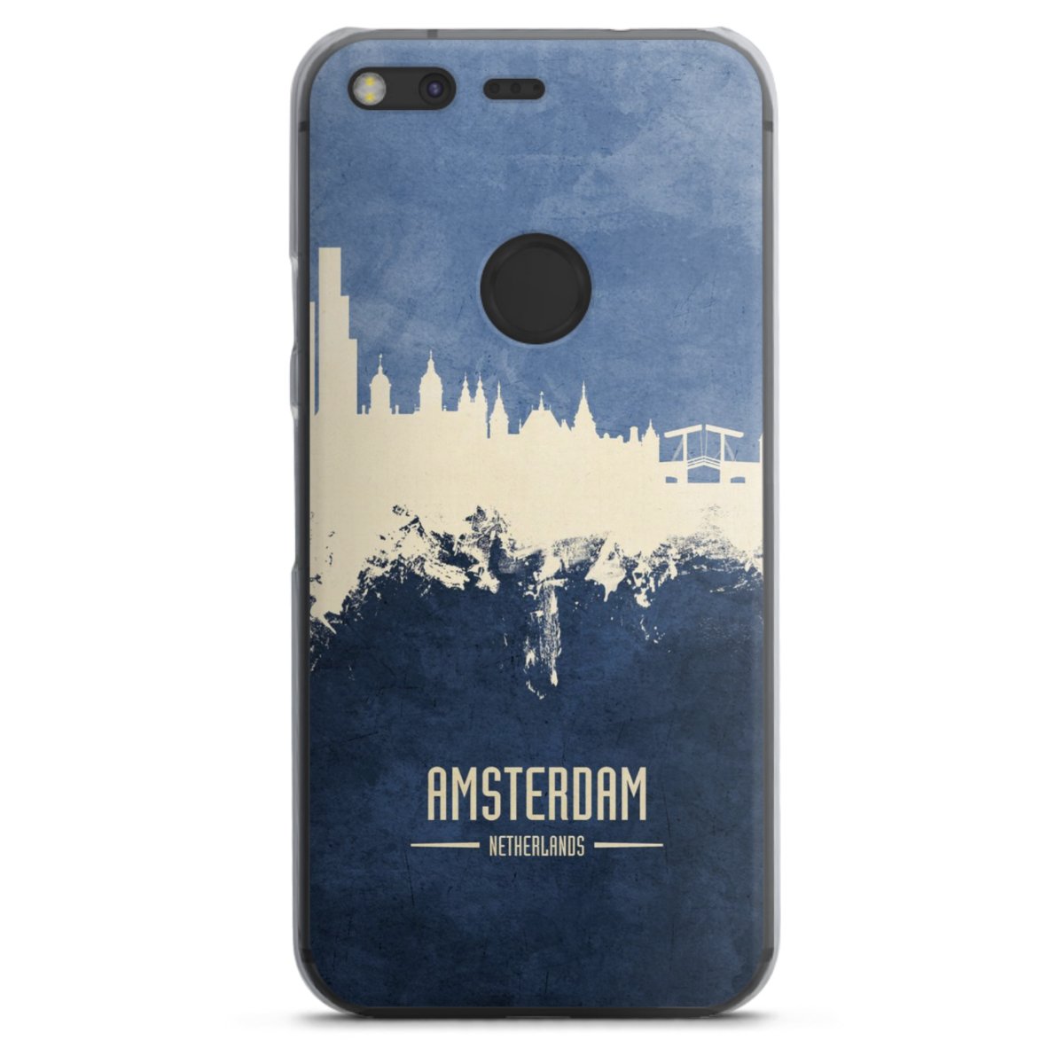 Amsterdam Skyline blauw