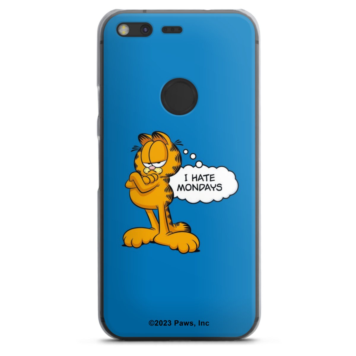 Garfield Ik haat maandagen blauw