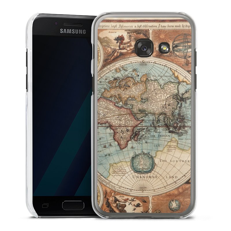 Mappa del mondo vintage