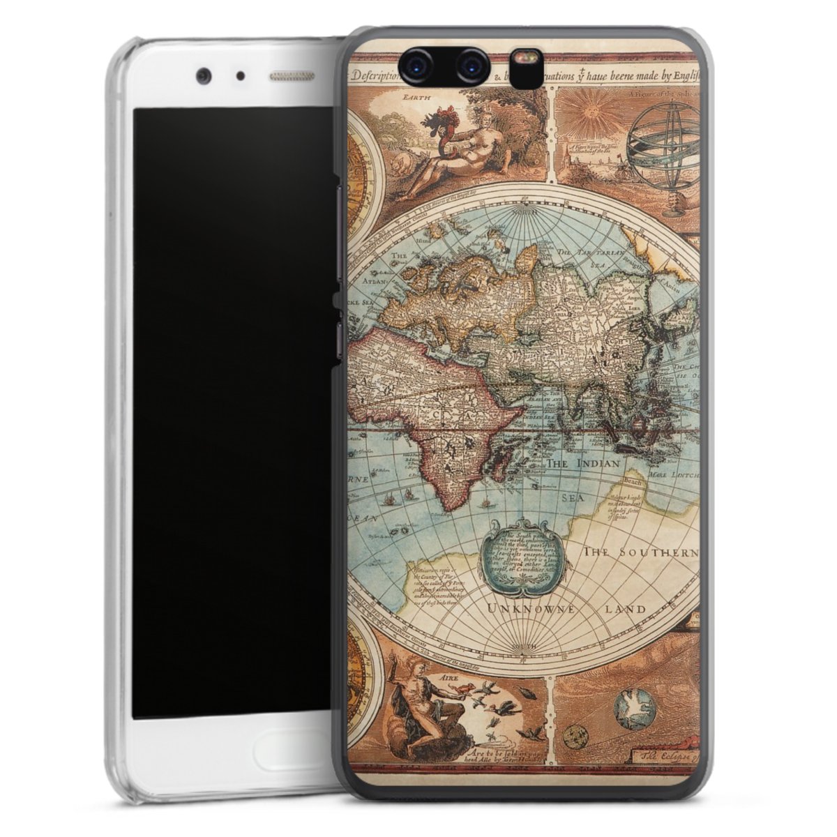 Mappa del mondo vintage