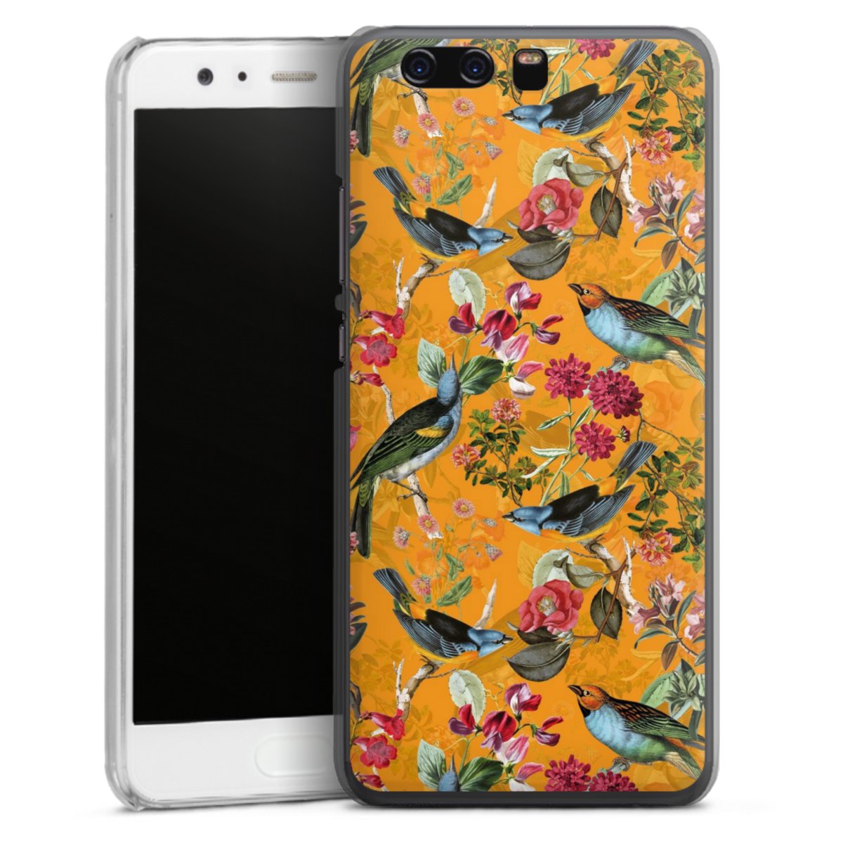 Vogels Bloemen Behang