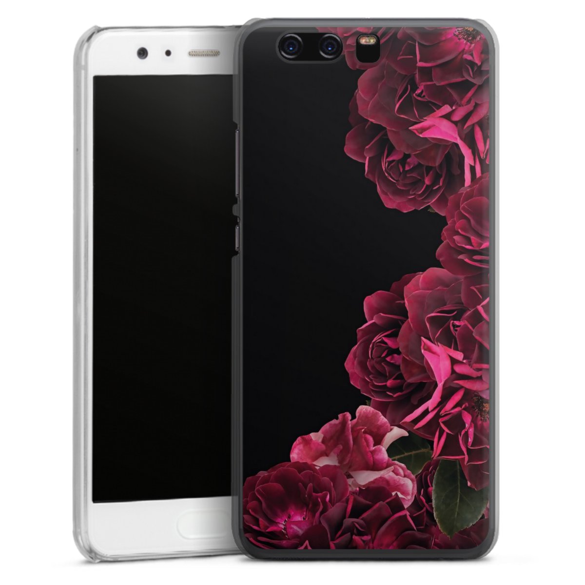 Rose vintage su nero