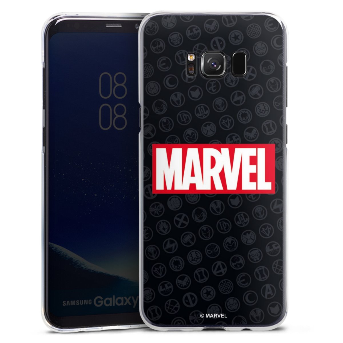 Marvel Logo Black Red 