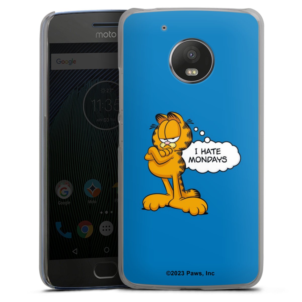 Garfield Ik haat maandagen blauw