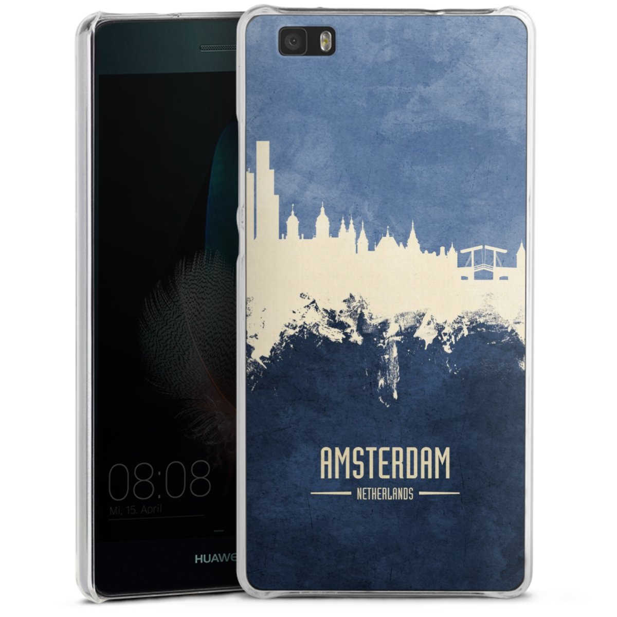 Amsterdam Skyline blauw