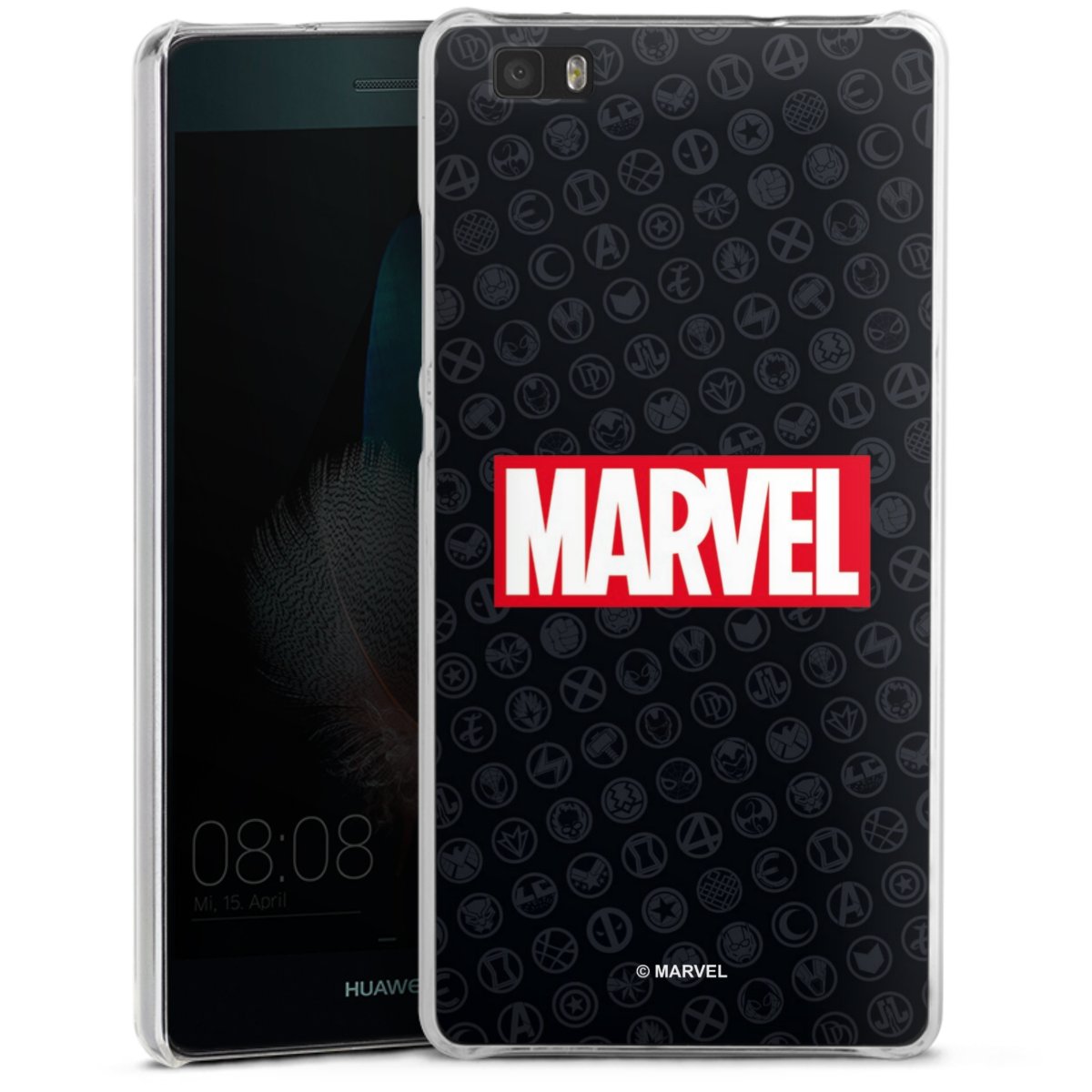 Marvel Logo Black Red 