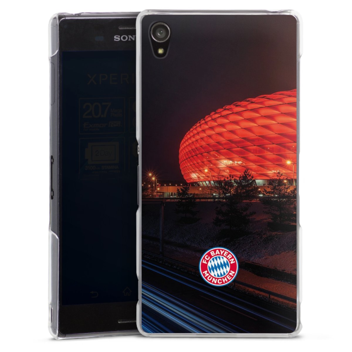 Allianz Arena bei Nacht FCB