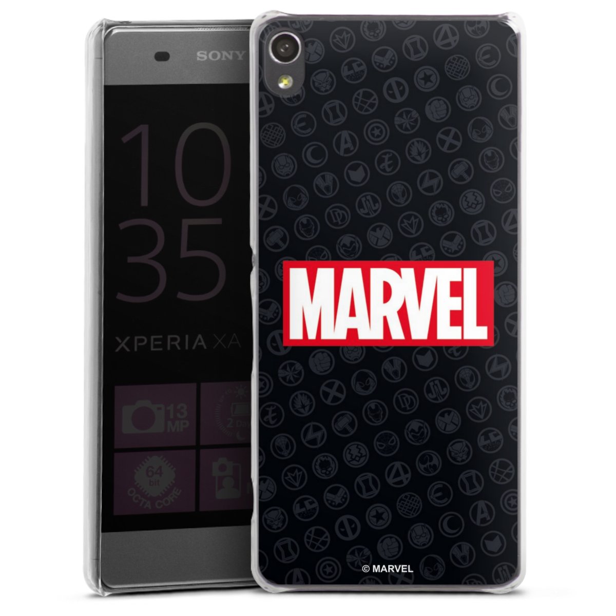 Marvel Logo Black Red 