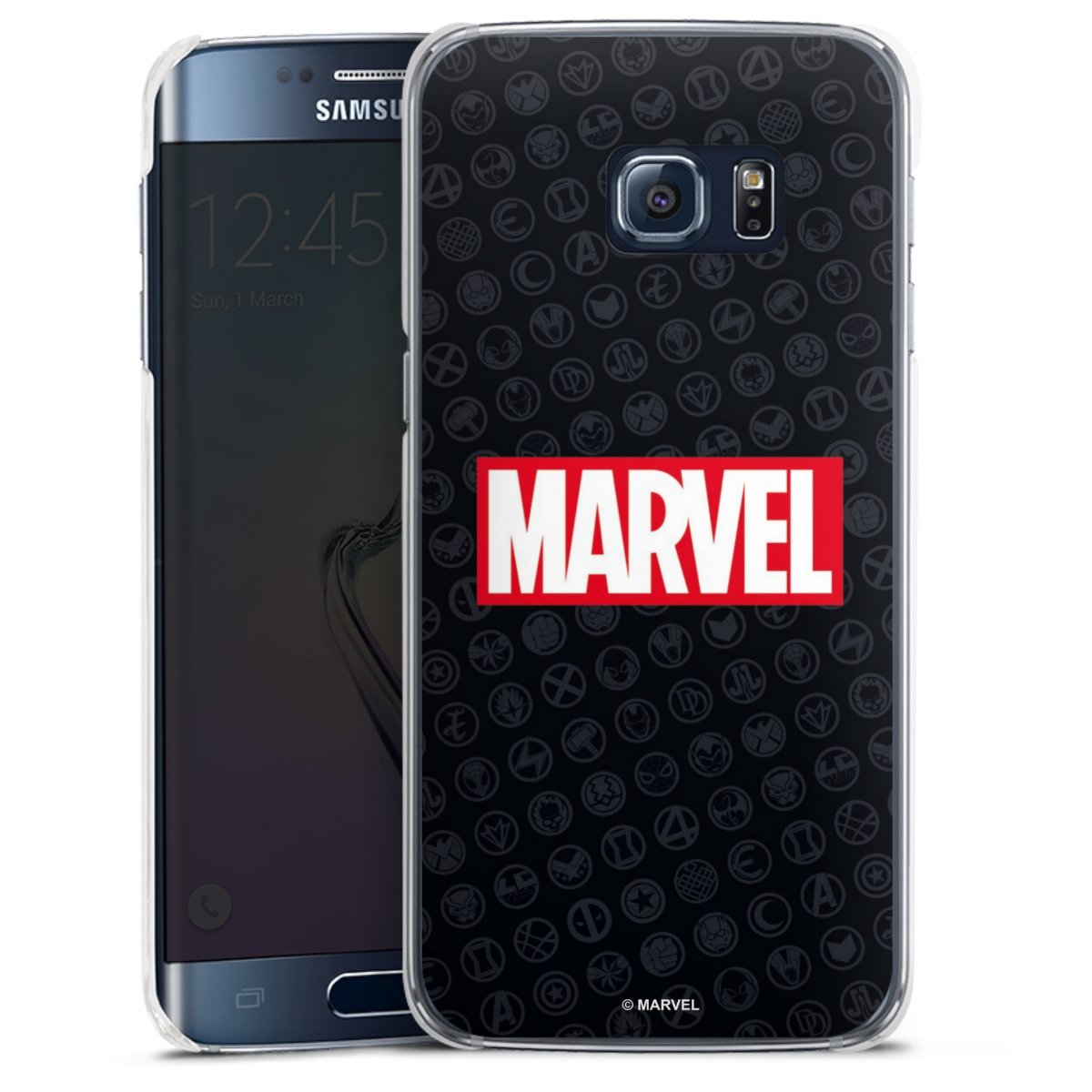 Marvel Logo Black Red 