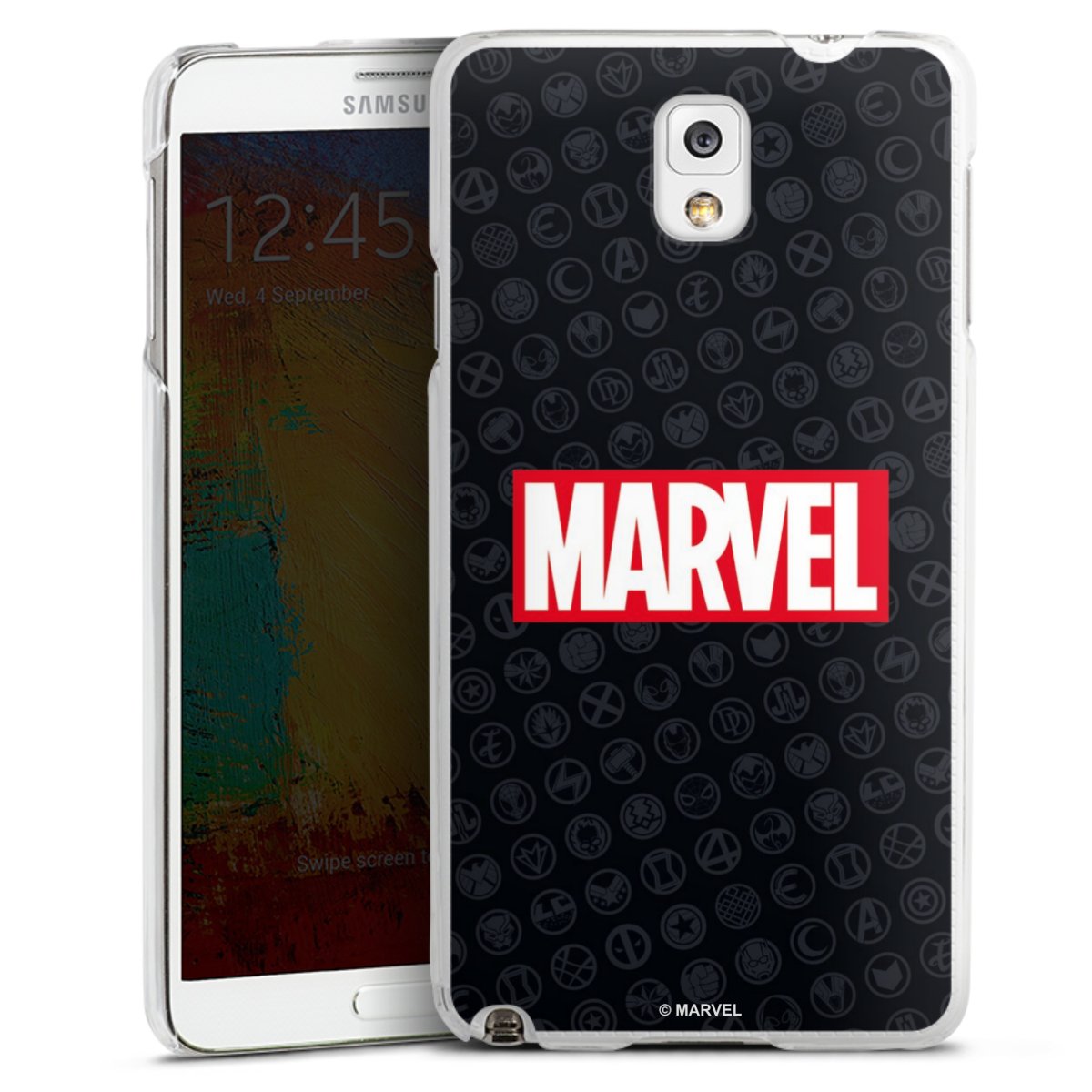 Marvel Logo Black Red 