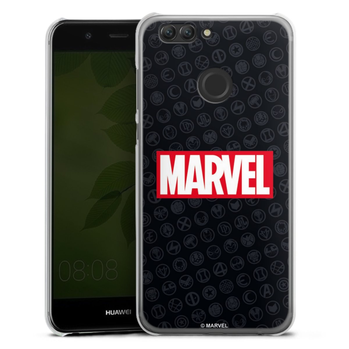 Marvel Logo Black Red 